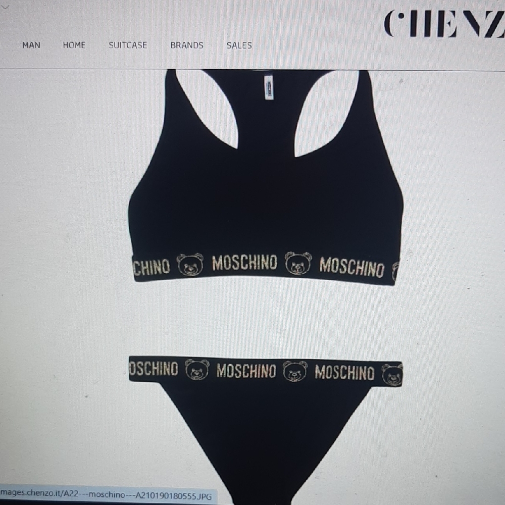 Moschino Black underwear Set